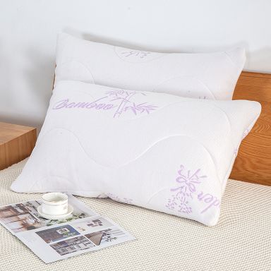 LAVENDER QUILTED PILLOW PROTECTOR