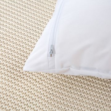 MICROFIBER PILLOW PROTECTOR WITH ZIPPER MICROFIBER PILLOW PROTECTOR WITH ZIPPER