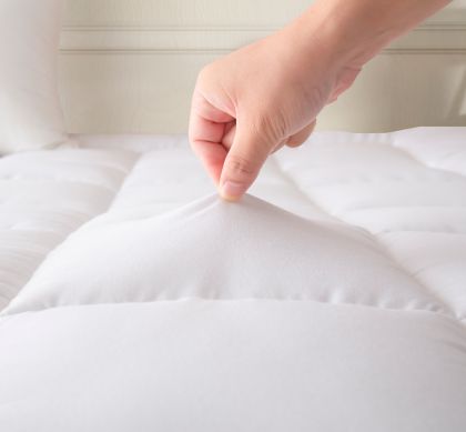 ZC24007 Super Soft Strong Elastic Polyester Microfiber Mattress Topper ZC24007 Super Soft Strong Elastic Polyester Microfiber Mattress Topper