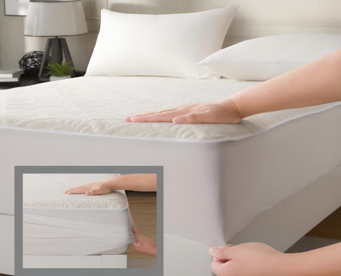 ZC24006 Beauty Ultrasonic quilting  Mattress Protector