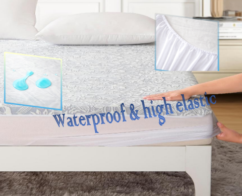 ZC24008 Ultra Soft Premium Carved Velvet Waterproof Mattress Protector/Cover/Pad ZC24008 Ultra Soft Premium Carved Velvet Waterproof Mattress Protector/Cover/Pad