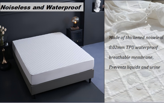 ZC24011 New Diamond Jacquard Premium Cotton Waterproof Mattress Protector ZC24011 New Diamond Jacquard Premium Cotton Waterproof Mattress Protector