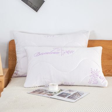 LAVENDER QUILTED PILLOW PROTECTOR