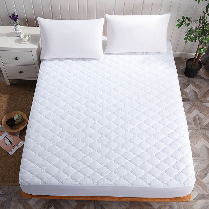 ZC24003 Luxury Soft Coolmax Jacquard Quilted Mattress Pad Fitted