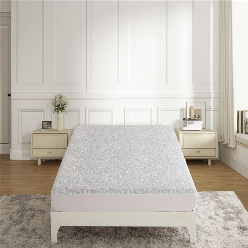 ZC24008 Ultra Soft Premium Carved Velvet Waterproof Mattress Protector/Cover/Pad