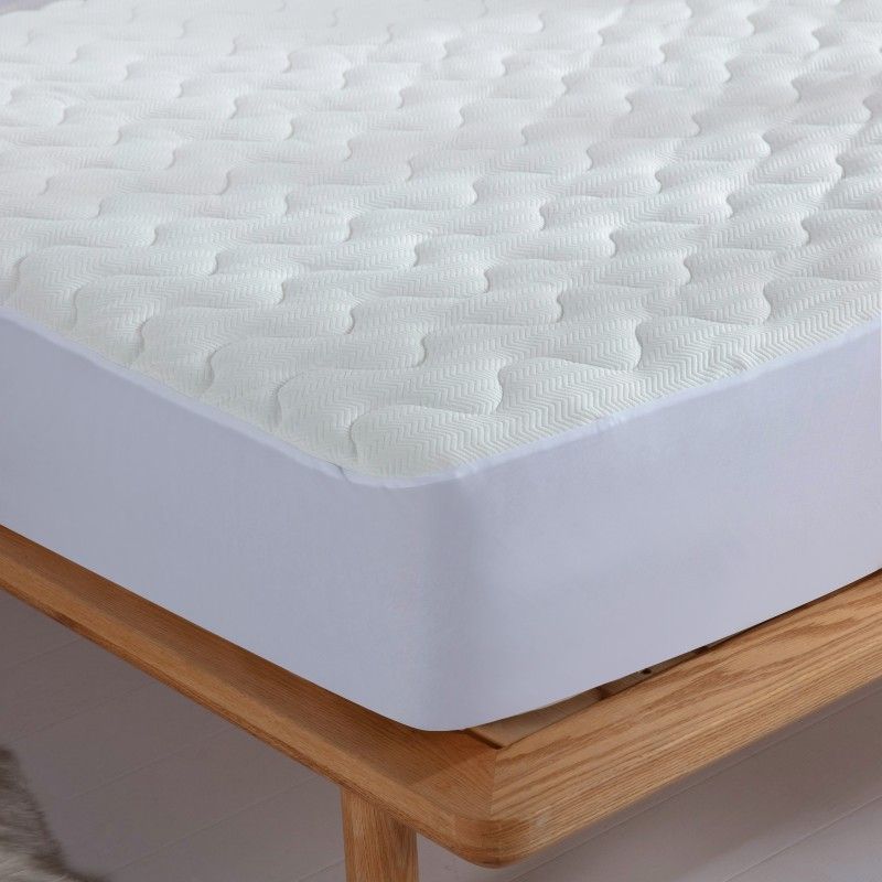 ZC24026 Ultra Soft Breathable Anti-Microbial and Anti -Mite Quilted Mattress Pad
