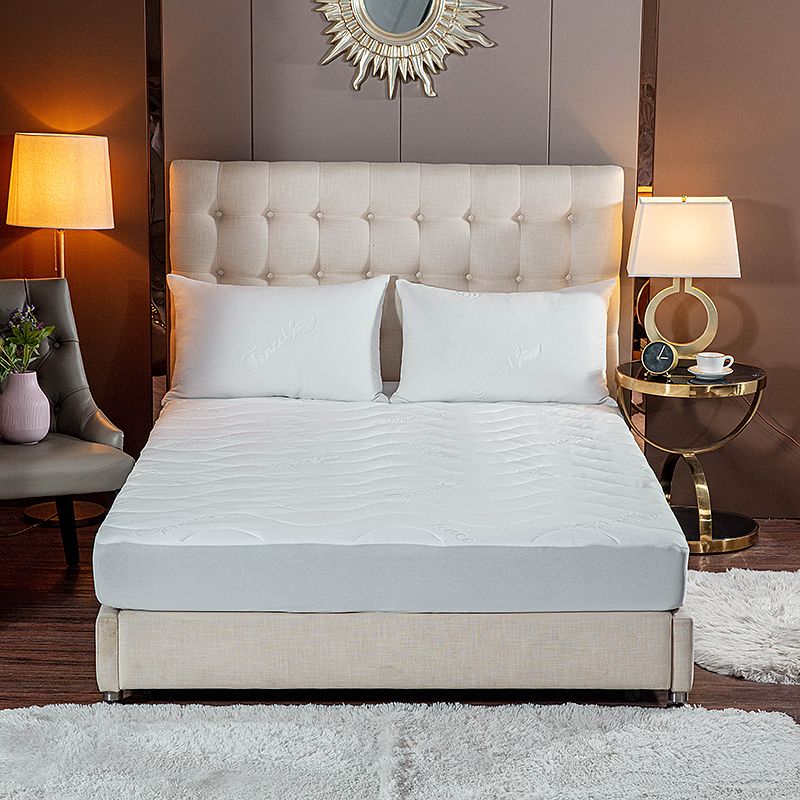 ZC24027 Tencel Cooling Factory Modern Design Quilted Mattress Pad Cover