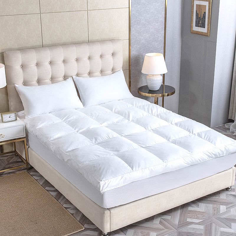 ZC24038 50OZ Microfiber Filling 300Tc Down Proof Luxury Mattress Pad Fitted
