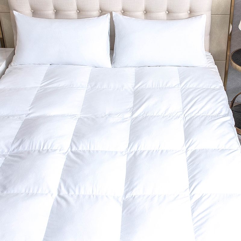 ZC24038 50OZ Microfiber Filling 300Tc Down Proof Luxury Mattress Pad Fitted