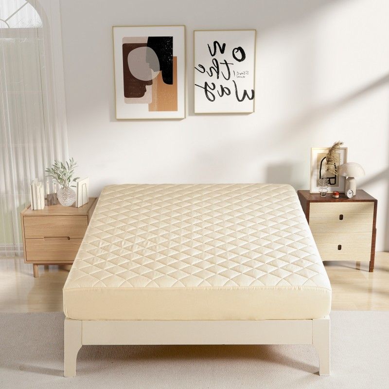 ZC25072 New Design Peach Skin Ultra Soft Quilted Mattress Pad/ Protector