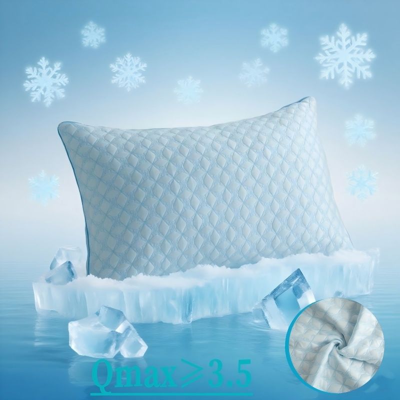 ZC25076 PE Cooling Jacquard Breathable Zipper Pillow Protector Cover