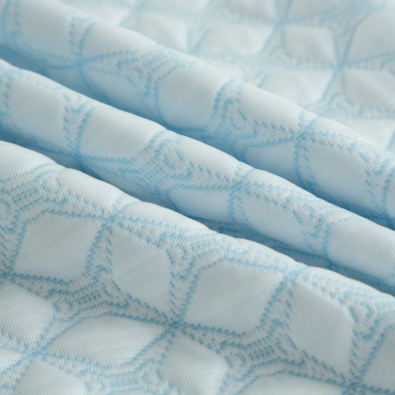 ZC25076 PE Cooling Jacquard Breathable Zipper Pillow Protector Cover