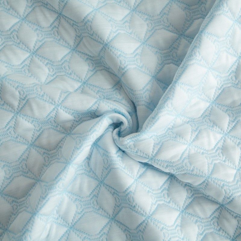 ZC25076 PE Cooling Jacquard Breathable Zipper Pillow Protector Cover