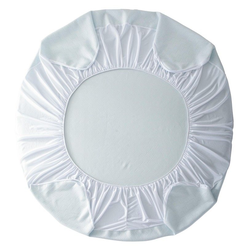 ZC25077 Middle PE Cooling Jacquard Waterproof Mattress Protector