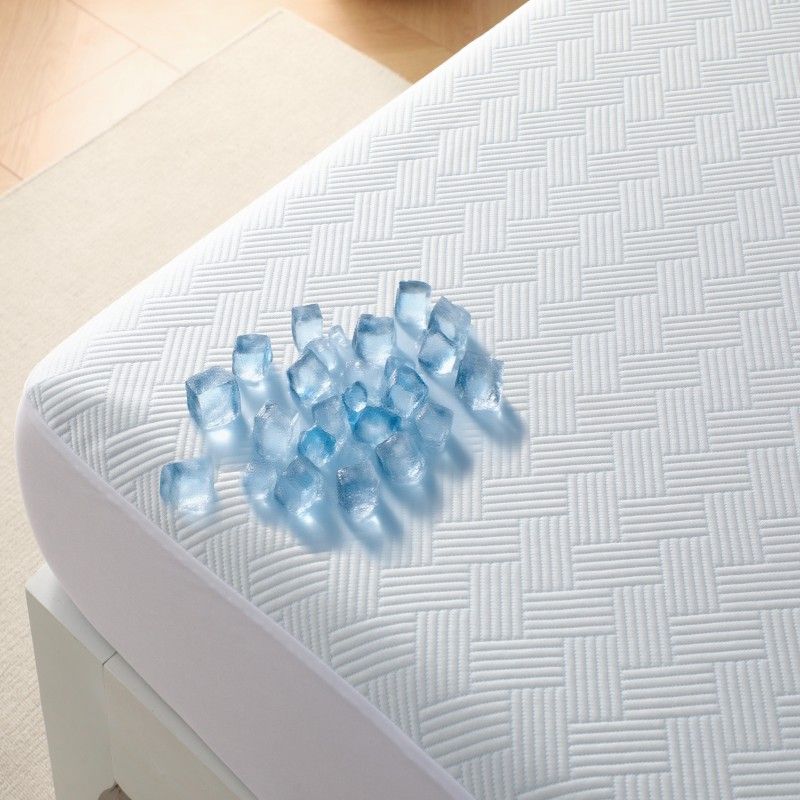 ZC25077 Middle PE Cooling Jacquard Waterproof Mattress Protector