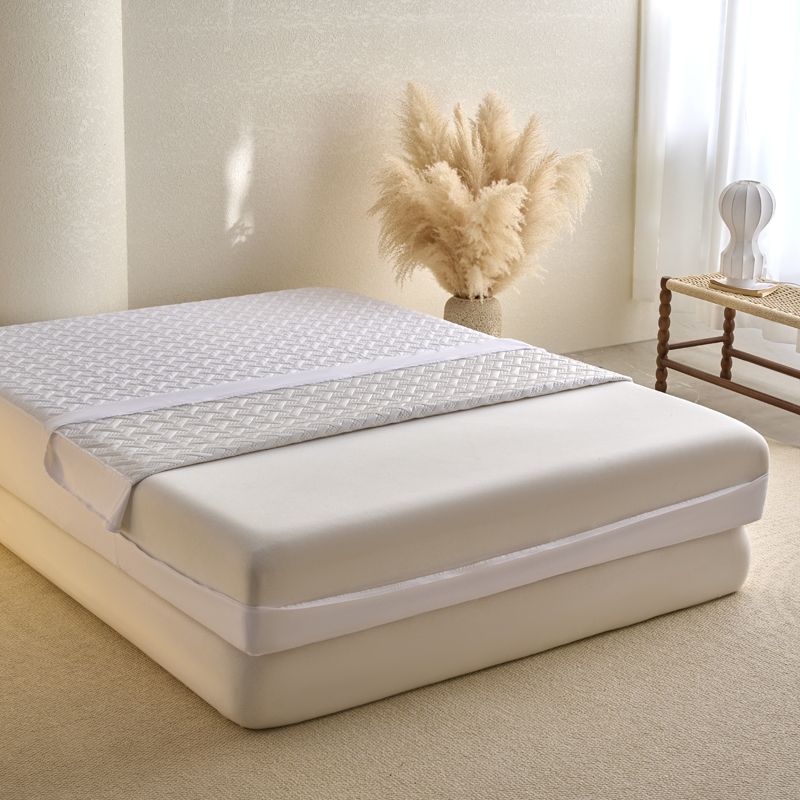 ZC25080 New Design Ultrasonic Microfiber Quilted Waterproof Mattress Encasement