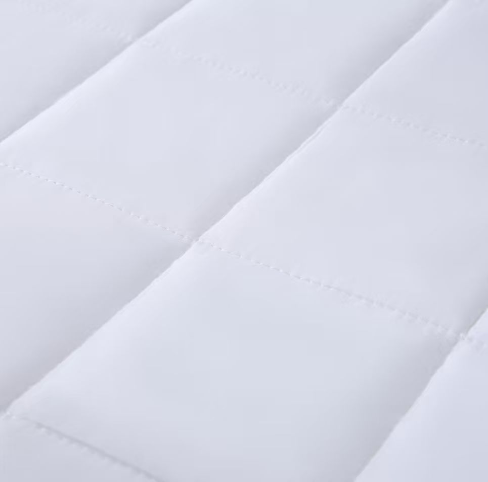 ZC25081 Quilted White Super Soft Bed Skirt