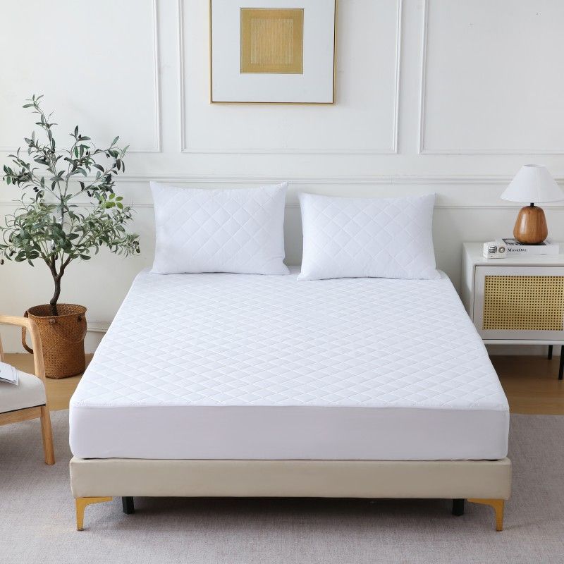 ZC25087 Premium Super Soft Hotel Pinsonic Quilted Mattress Pad / Protector