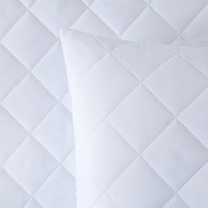ZC25088 Hotel Promotional Zipper Pinsonic Quilted Waterproof Pillow Protector Pillow Cover