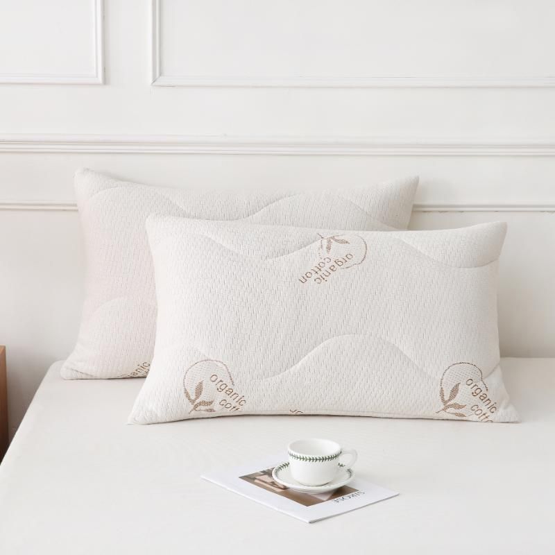 ZC26090 Zipper Ultra-Soft, High-Resilience, Skin-friendly Organic Cotton Quilted Pillow Protector
