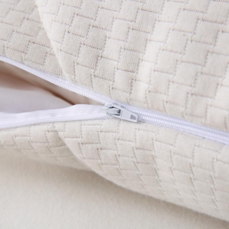 ZC26090 Zipper Ultra-Soft, High-Resilience, Skin-friendly Organic Cotton Quilted Pillow Protector