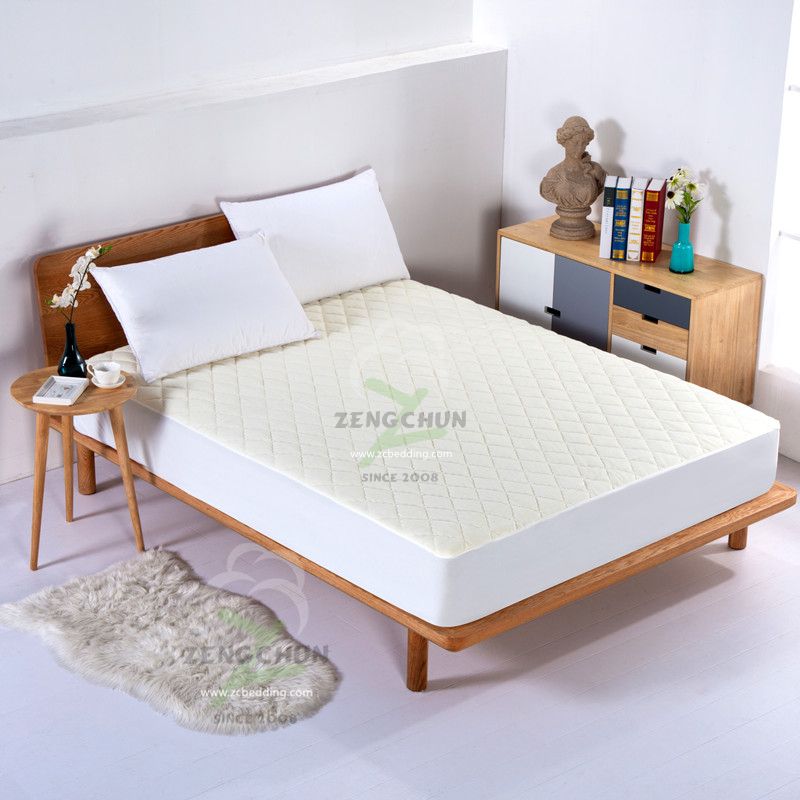 BAMBOO TERRY CLOTH QUILTED WATERPROOF MATTRESS PAD BAMBOO TERRY CLOTH QUILTED WATERPROOF MATTRESS PAD