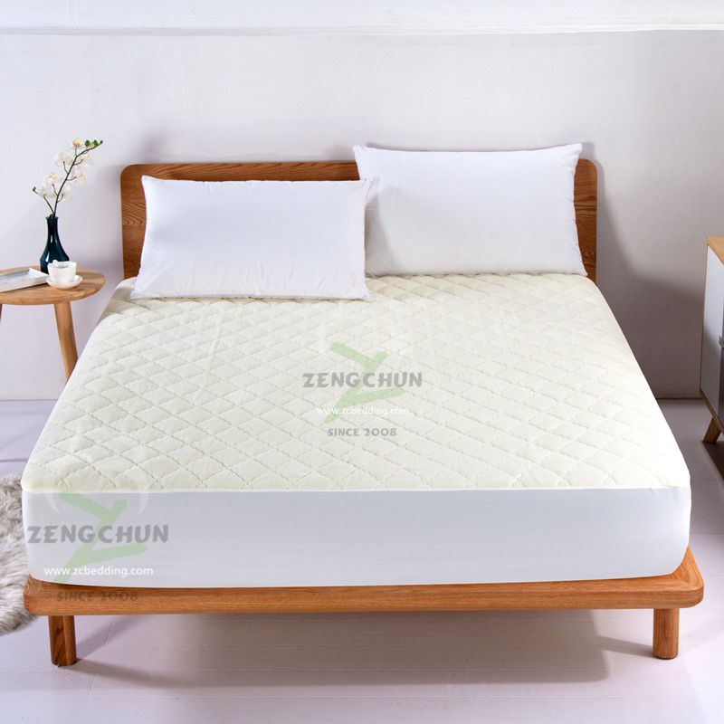 BAMBOO TERRY CLOTH QUILTED WATERPROOF MATTRESS PAD BAMBOO TERRY CLOTH QUILTED WATERPROOF MATTRESS PAD