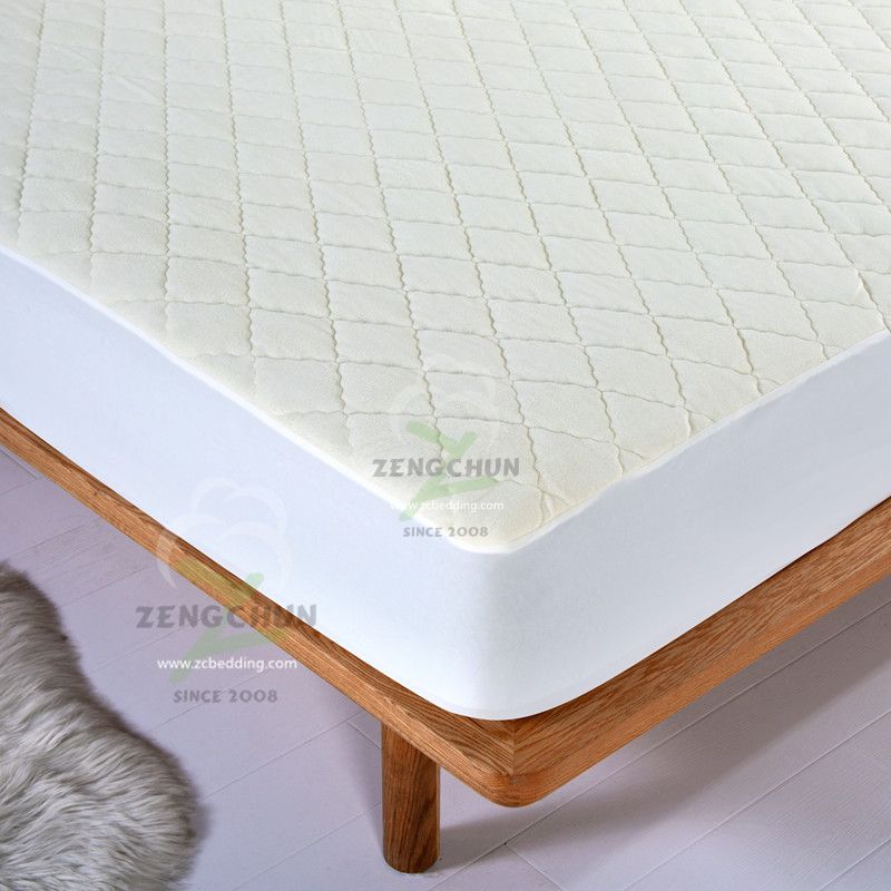 BAMBOO TERRY CLOTH QUILTED WATERPROOF MATTRESS PAD BAMBOO TERRY CLOTH QUILTED WATERPROOF MATTRESS PAD